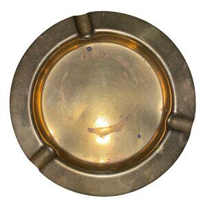 Vintage Brass Ashtray By Blake